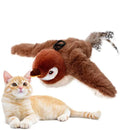 Passarinho Elétrico com Som para Gatos