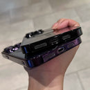 Luxo magnético para magsafe carga sem fio chapeamento caso claro para iphone 11